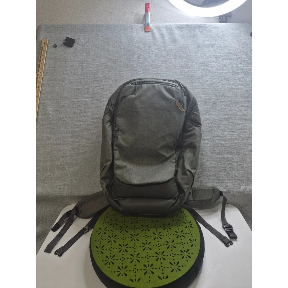 Peak Design Versatile Travel Backpack 45L Sage Weatherproof Shell Shoulder Strap